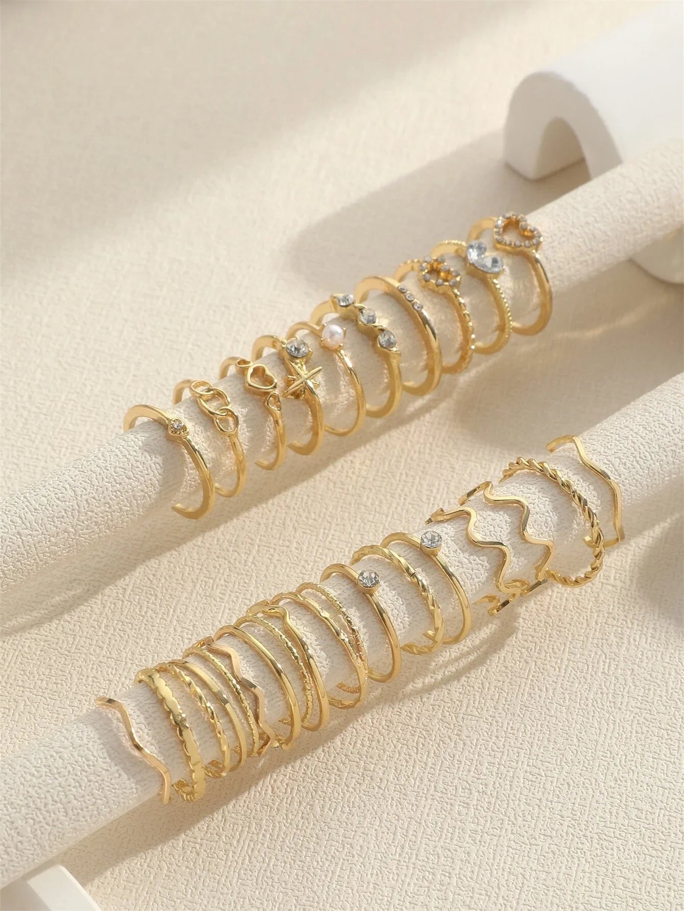 Ensemble Bagues Bohème Chic