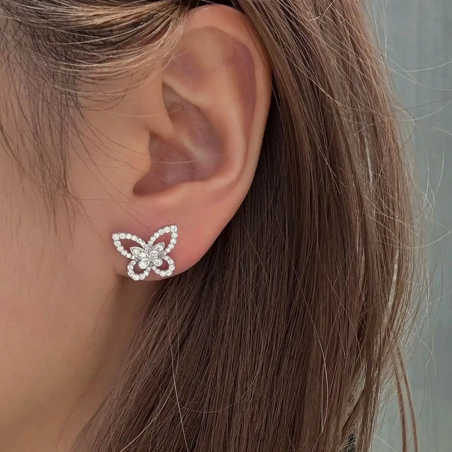 Boucles d’Oreilles Luxe Femme – Argent Sterling & Moissanite Étincelante