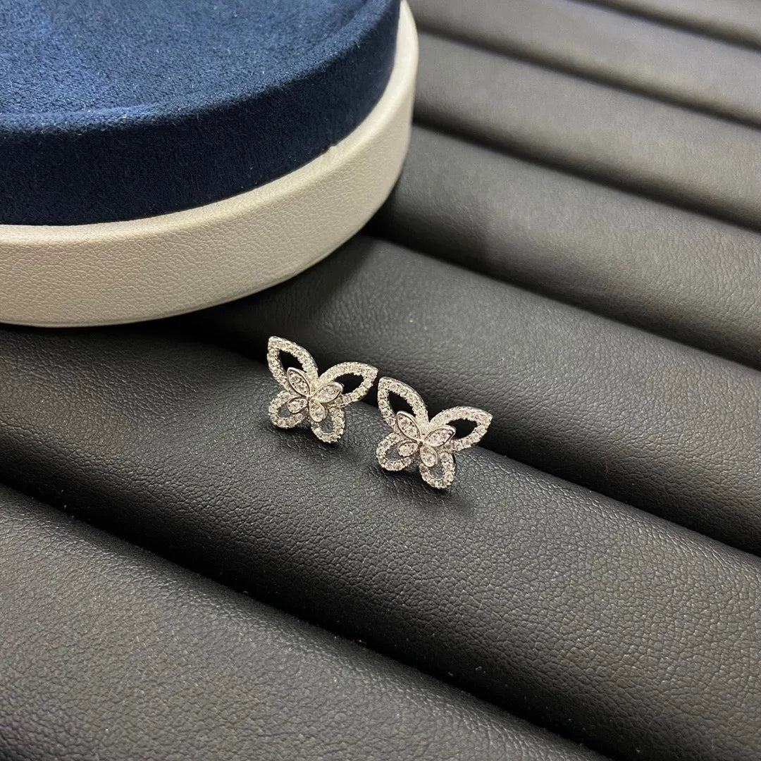 Boucles d’Oreilles Luxe Femme – Argent Sterling & Moissanite Étincelante